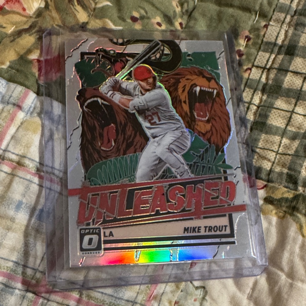 Panini Unleashed Card - Silver and Red Design